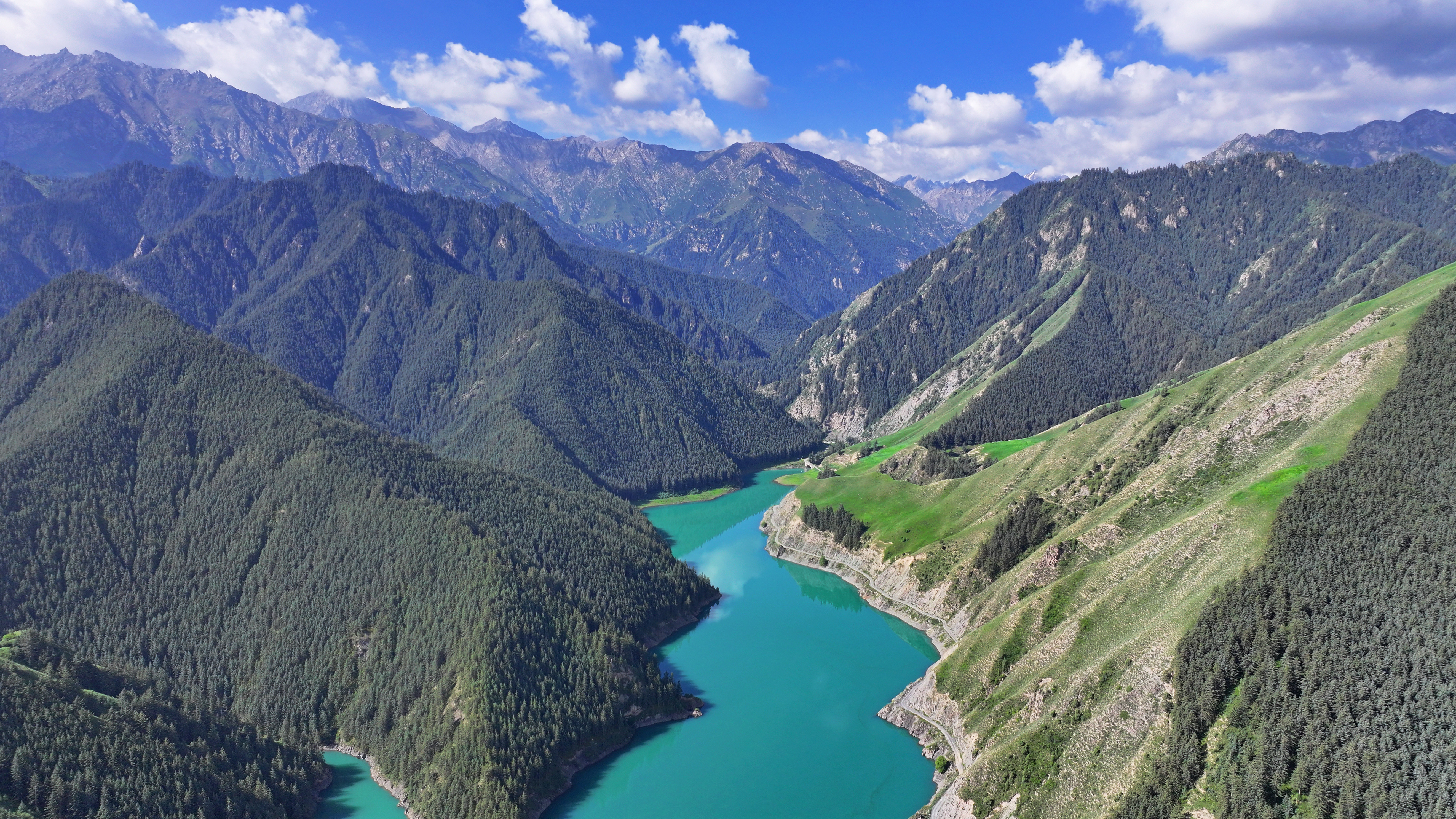 【原创】甘肃民乐：夏日祁连山国家公园景色壮美_fororder_DJI_20240717094509_0447_D.JPG