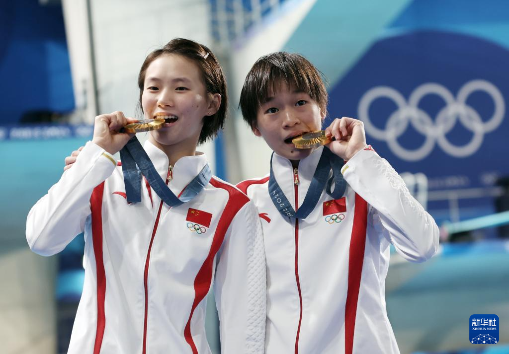 巴黎奥运会 | 跳水——女子双人十米台：中国选手陈芋汐/全红婵夺得金牌