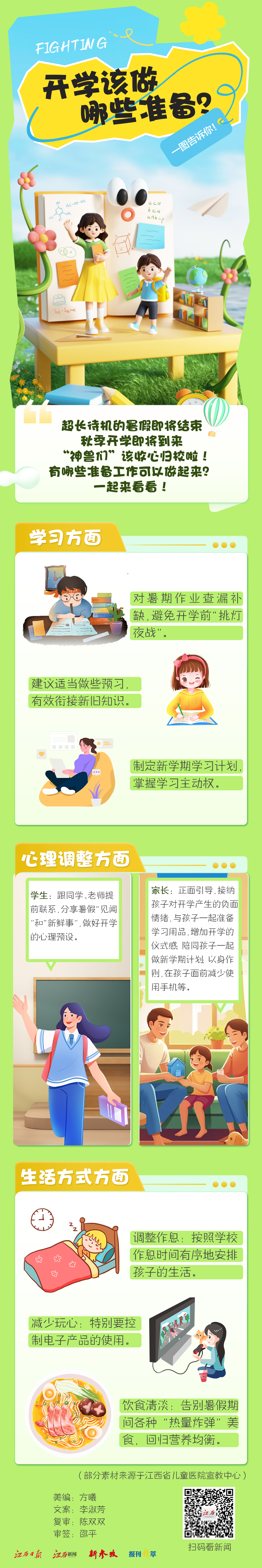 速点！一图了解开学准备