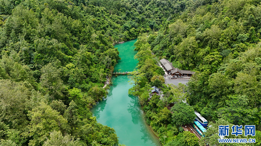 贵州荔波：暑期旅游人气旺