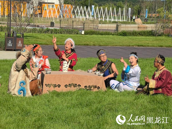 黑龙江：探寻神秘赫哲 打卡四排赫哲风情旅游园区