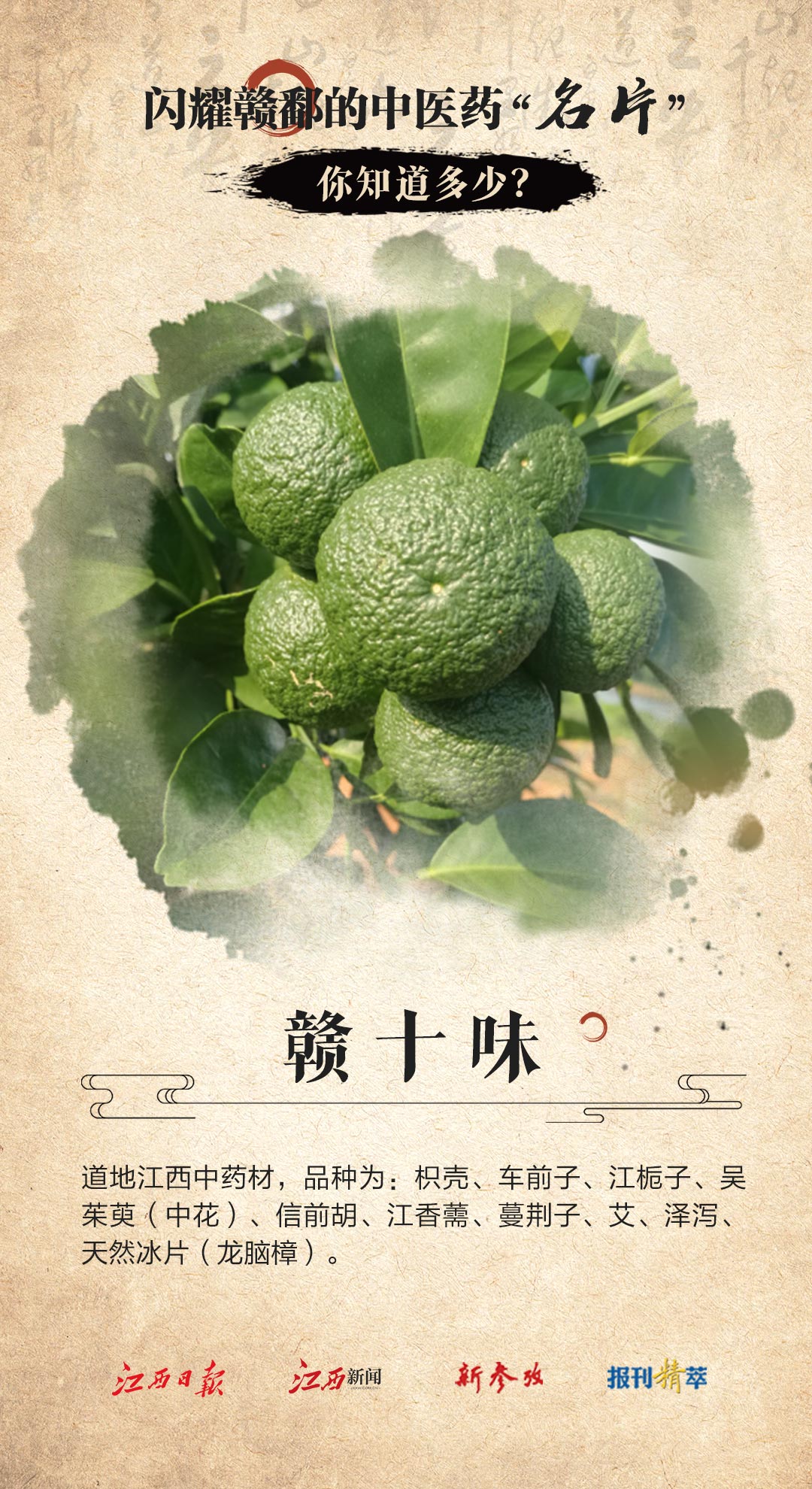 海报组｜闪耀赣鄱的中医药“名片”，你知道多少？