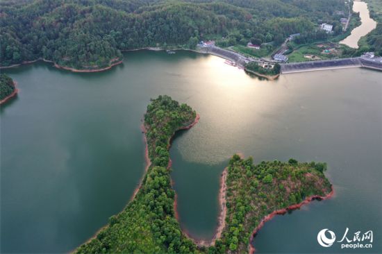 江西广昌：生态水库 风景如画