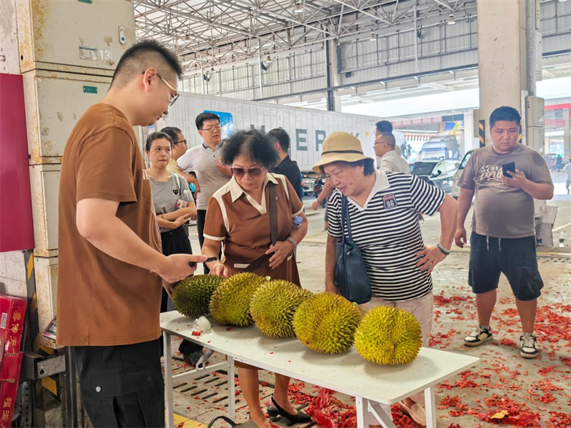 南宁江楠国际水果交易市场开业 金融创新助力东盟水果贸易繁荣_fororder_图片4