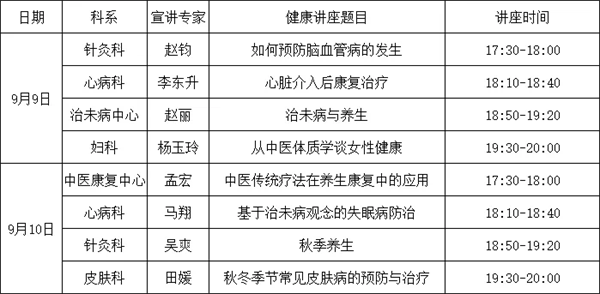 沈阳市中医院中医药文化夜市9月9日启幕_fororder_图片1