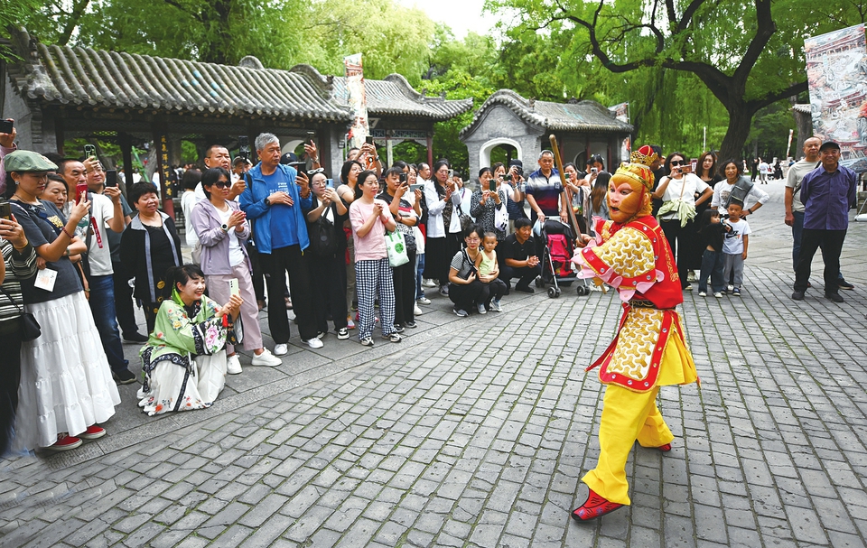 晋祠演绎“国风文化”