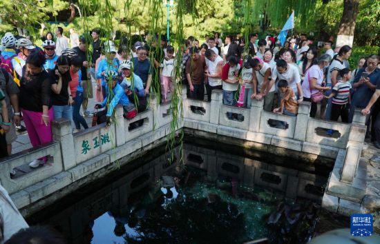 济南：中秋小长假观泉旅游人气旺