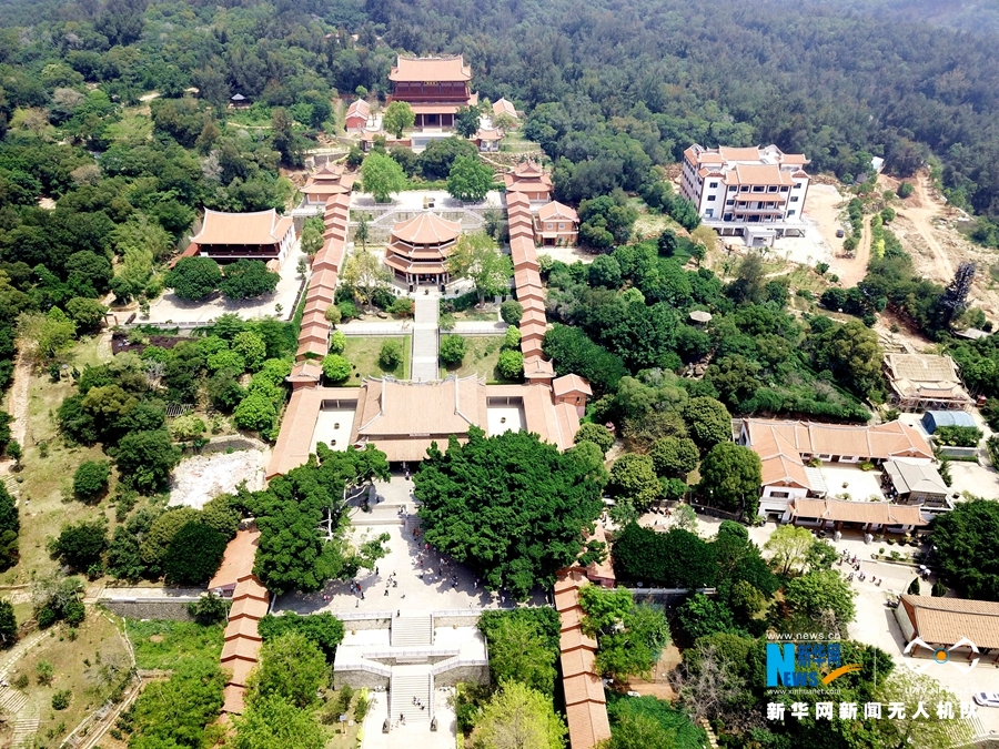 航拍泉州少林寺 感受禅武文化