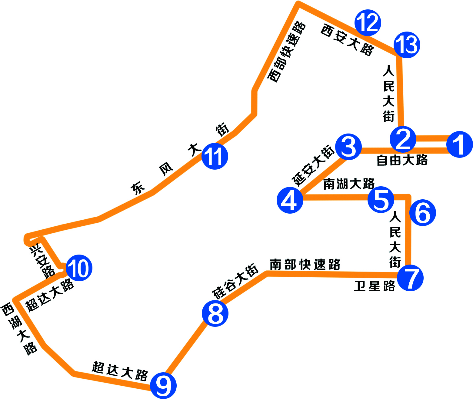 “长马”13处最佳观赛点公布