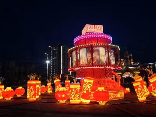 冰城再添冬季旅游“打卡地” 哈尔滨新区首届花灯节启幕