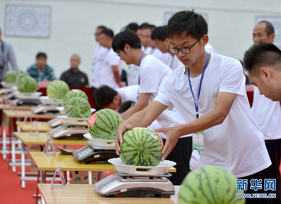 河南：“西瓜之乡”举办创意西瓜赛