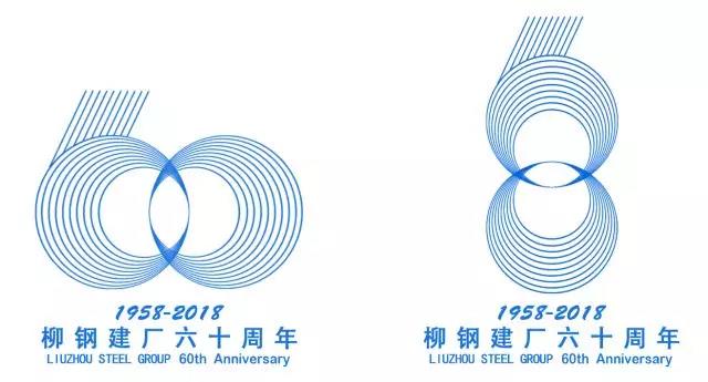 【唐已审】【供稿】【八桂大地】柳钢60周年厂庆吉祥物及标志新鲜出炉