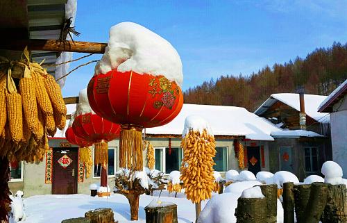 龙江森工柴河林区威虎山“雪村”正式开园