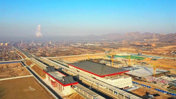 Construction of each station along Beijing-Zhangjiakou high-speed railway to be completed