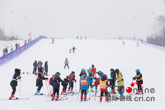 03【吉林】【原创】首届长春莲花山滑雪节暨天定山滑雪场开幕式在长春举行