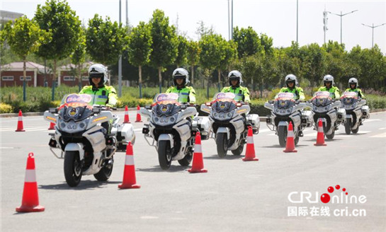 【民生＋三秦大地 渭南＋移动列表】陕西渭南：护航高考  铁骑出发