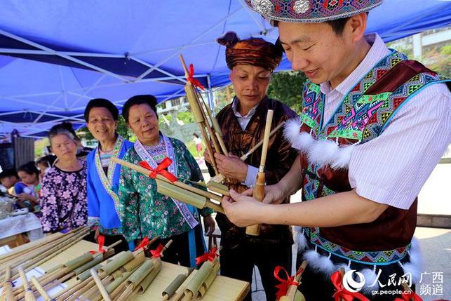 [焦点图、八桂大地柳州]广西融水：文化和自然遗产日传承多彩非遗文化