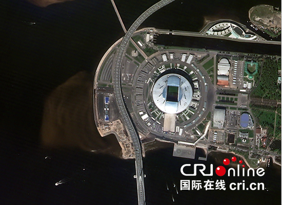 06【吉林】【供稿】【图说吉林】【CRI看吉林（标题）】【文体时尚（图）】【关东黑土（长春）】【移动版（图）】“吉林一号”卫星传回俄罗斯世界杯足球赛场馆影像