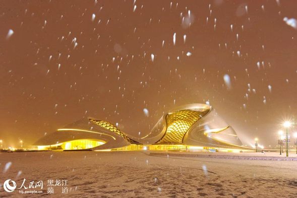 雪后哈尔滨迎寒潮 最低气温将下降12℃