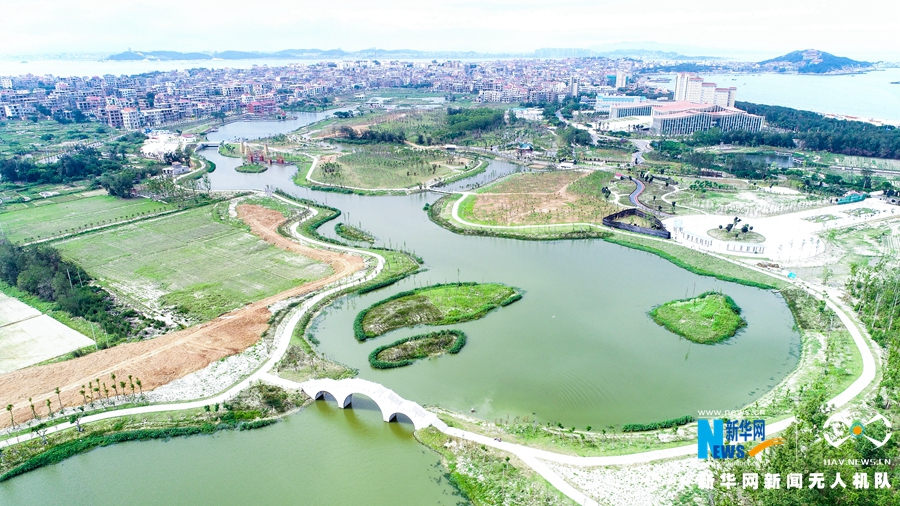 福建湄洲岛“治水”展露生态美景