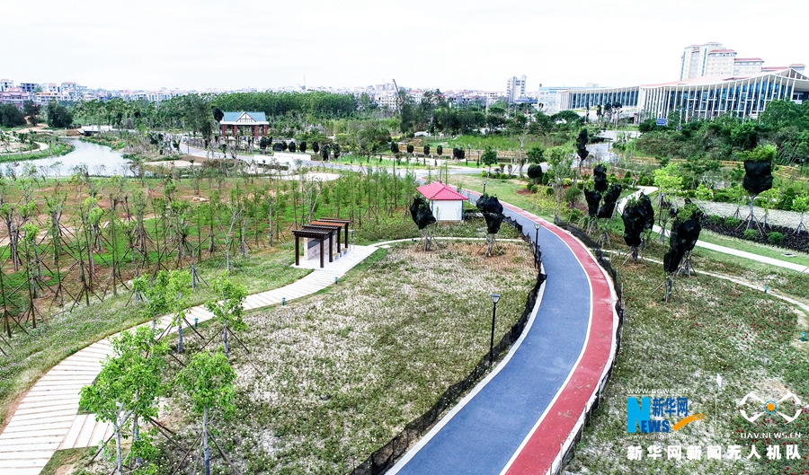 福建湄洲岛“治水”展露生态美景