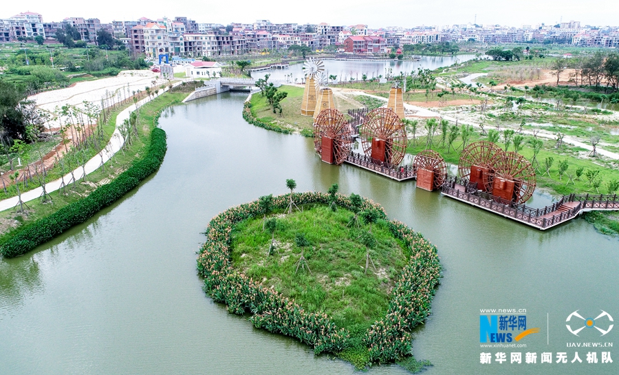 福建湄洲岛“治水”展露生态美景