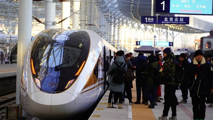 China's high-speed rail links Winter Olympics cities