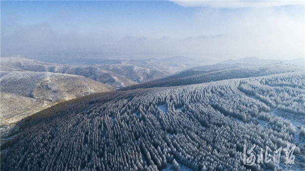 尚义：雪色浪漫大青山