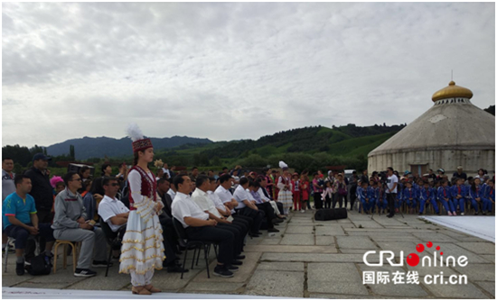 （急稿）（原创 本网专稿 三吴大地扬州 移动版）细君公主回扬州省亲活动在新疆那拉提草原启动（条目标题是：）细君公主回扬州省亲活动启动