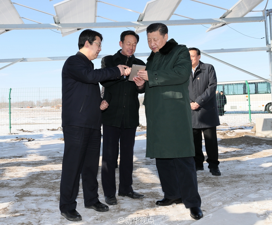 习近平春节前夕赴河北张家口看望慰问基层干部群众