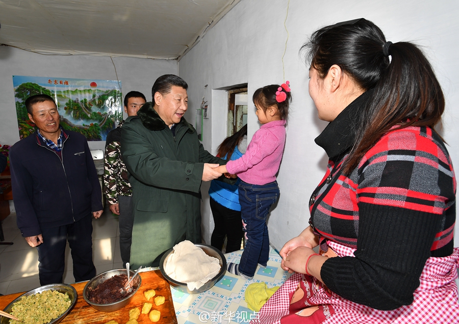 习近平春节前夕赴河北张家口看望慰问基层干部群众