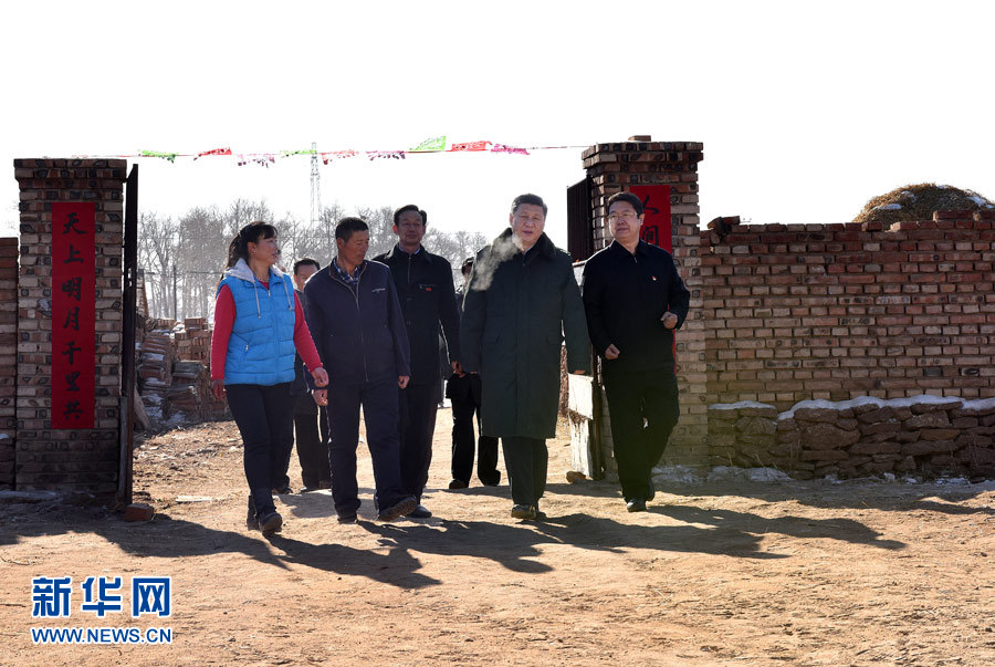 习近平春节前夕赴河北张家口看望慰问基层干部群众