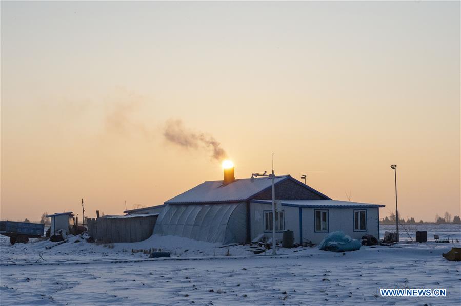 Winter scenery in Heilongjiang Province