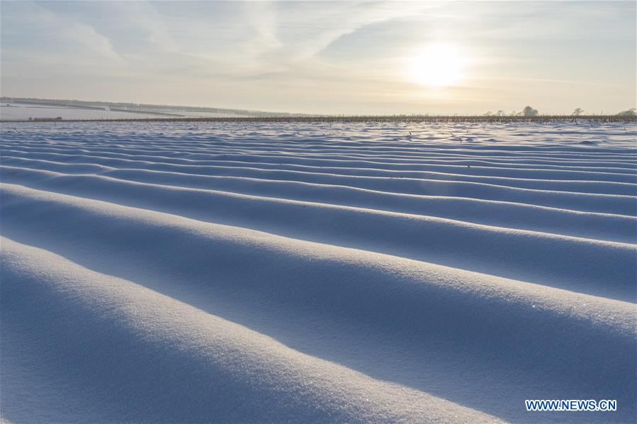 Winter scenery in Heilongjiang Province