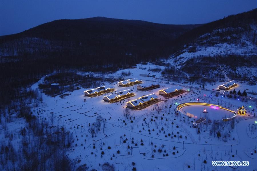 Winter scenery in Heilongjiang Province