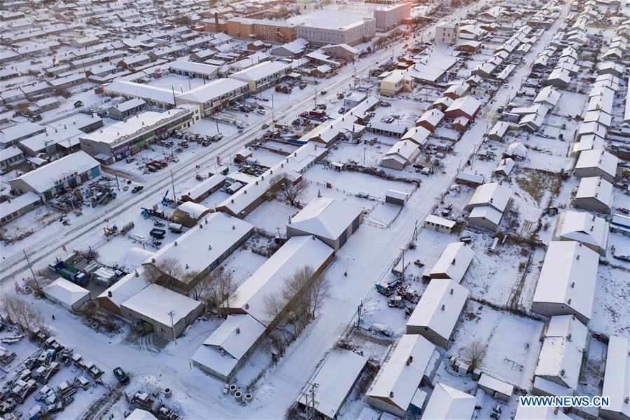 Winter scenery in Heilongjiang Province