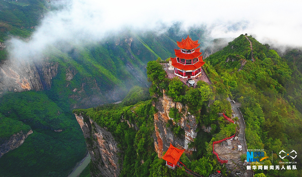 【渝情渝景】云端邂逅重庆云台寺 美景与清凉同在