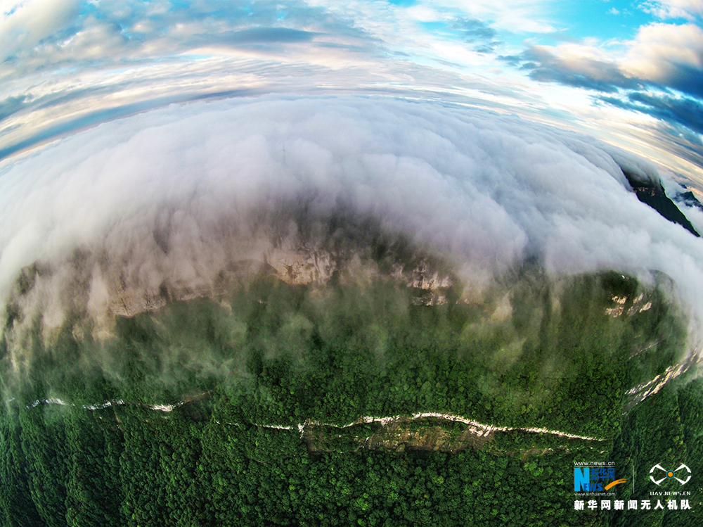 【渝情渝景】航拍夏日初晴时刻的金佛山