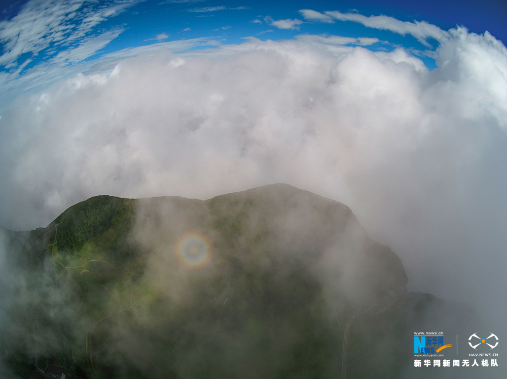 【渝情渝景】航拍夏日初晴时刻的金佛山