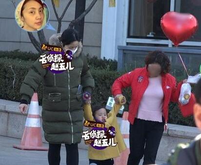 黄磊又要当爸 老婆孙莉怀三胎牵女儿逛庙会