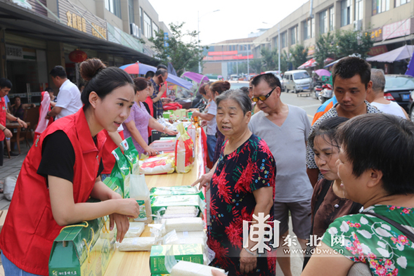 海伦富硒大米打入金堂市场