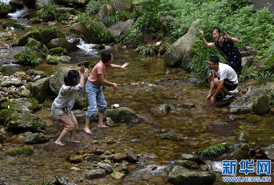 江西安福：感受山水风光 体验清凉一夏