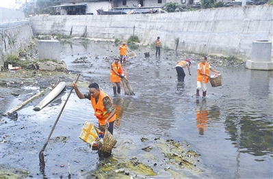 郊尾镇多管齐下整治沧溪流域告捷