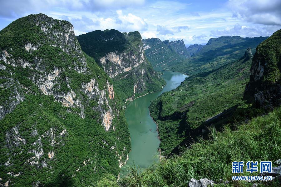 贵州黔西南：雄浑北盘江 景色美如画