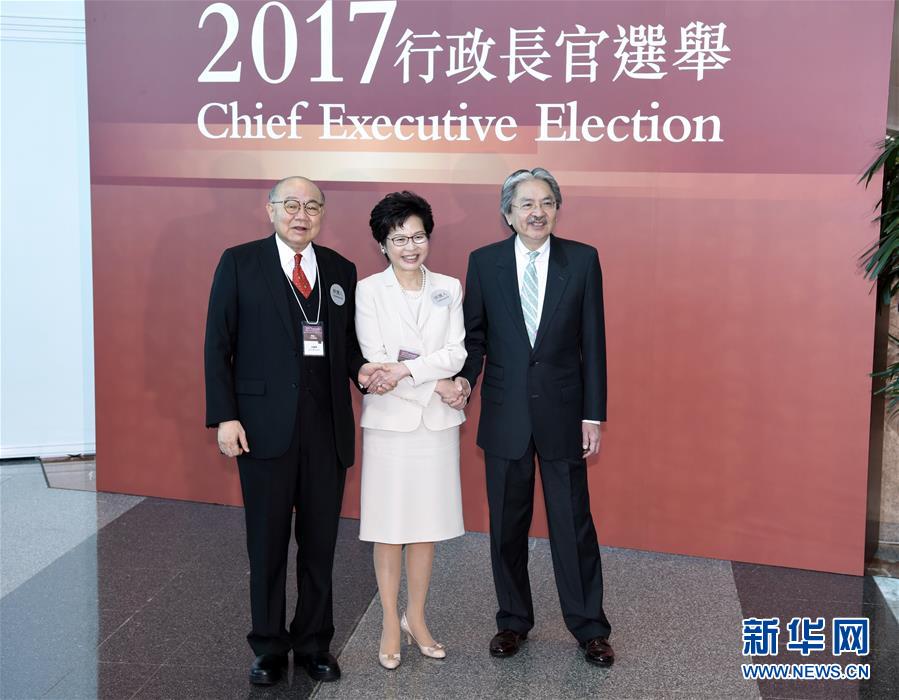 香港特区第五任行政长官选举投票开始