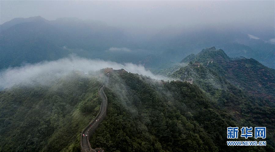 天津蓟州：雾漫黄崖关