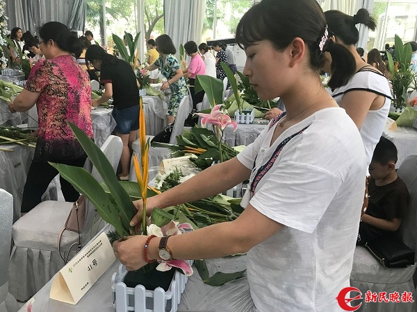 2018上海市民海派插花花艺大赛15日开赛