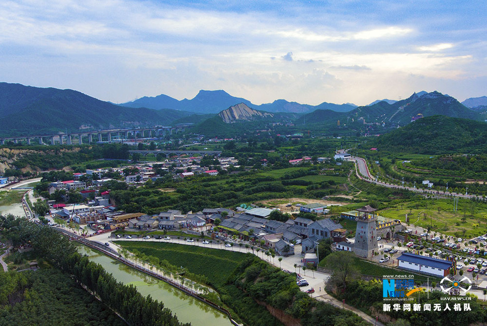 河北鹿泉：航拍土门关驿道小镇 体验一场穿越之旅