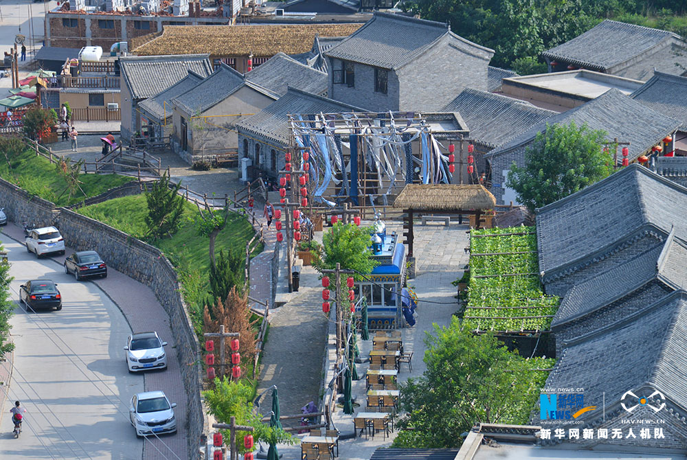 河北鹿泉：航拍土门关驿道小镇 体验一场穿越之旅