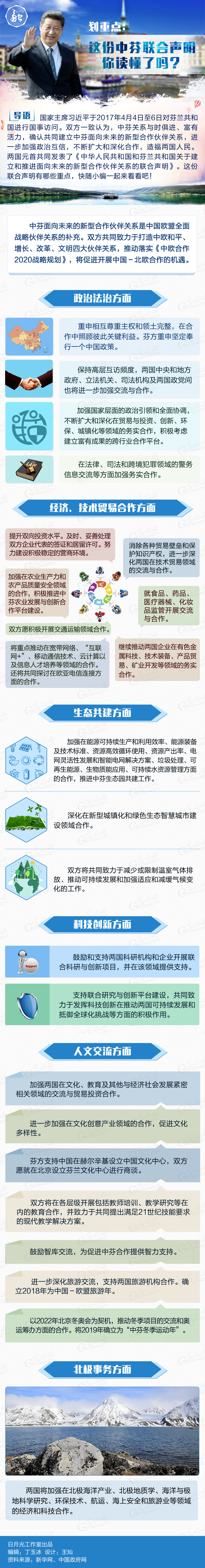 【图解】划重点：这份中芬联合声明你读懂了吗？